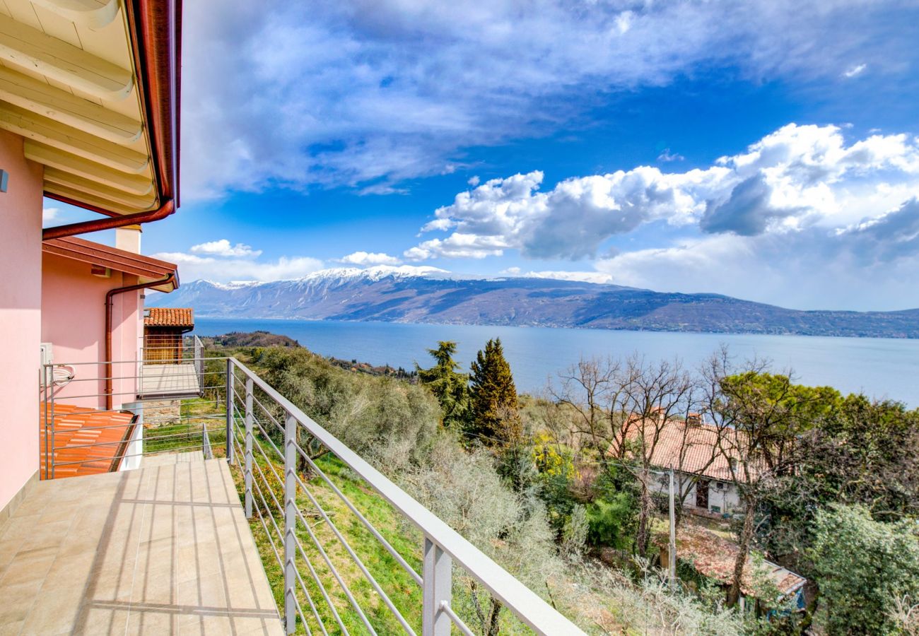 Villa a Toscolano-Maderno - Le Casette - Leccino con vista lago, piscina e jacuzzi