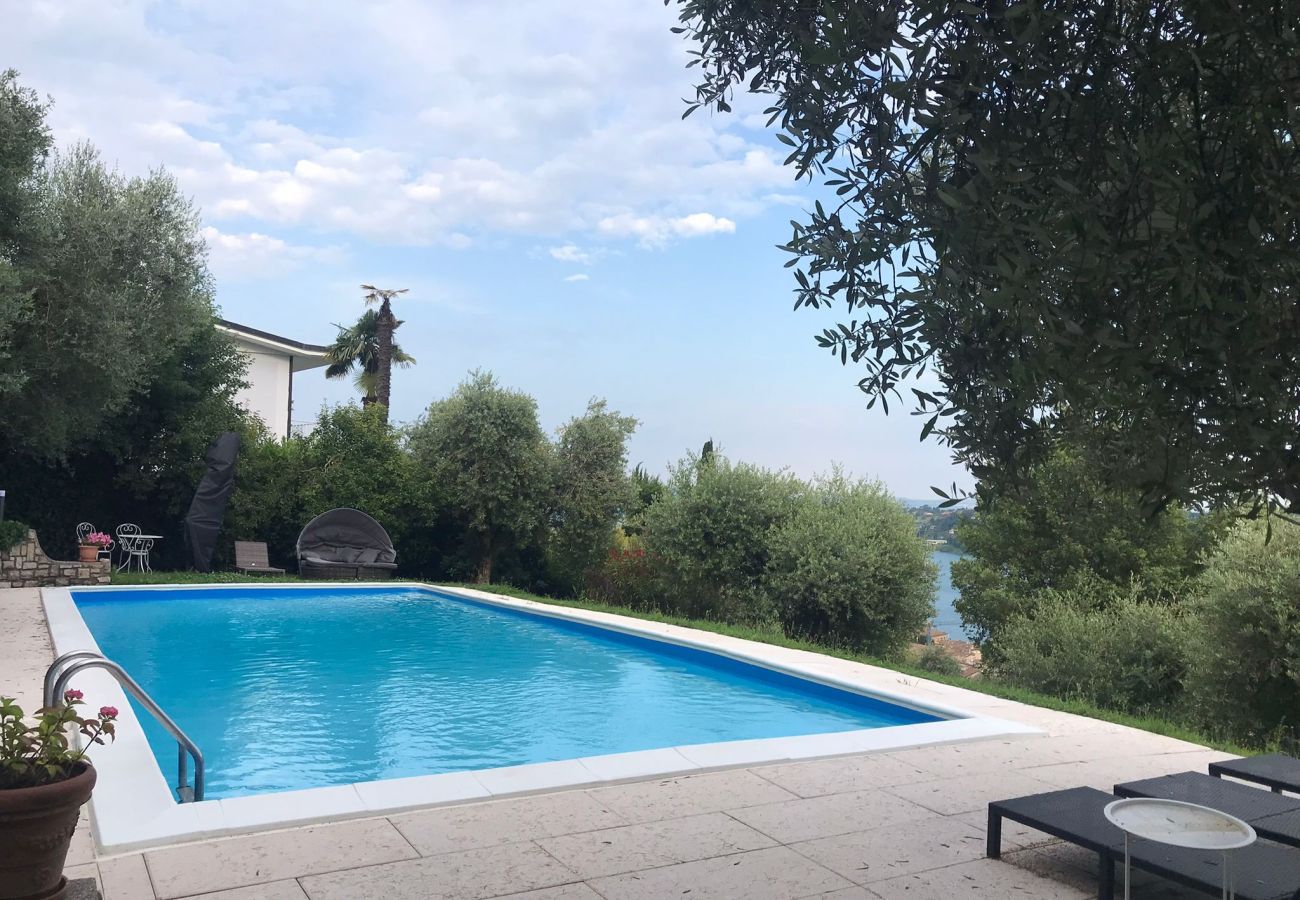 Villa a Salò - Villa Cuore con vista lago e piscina privata