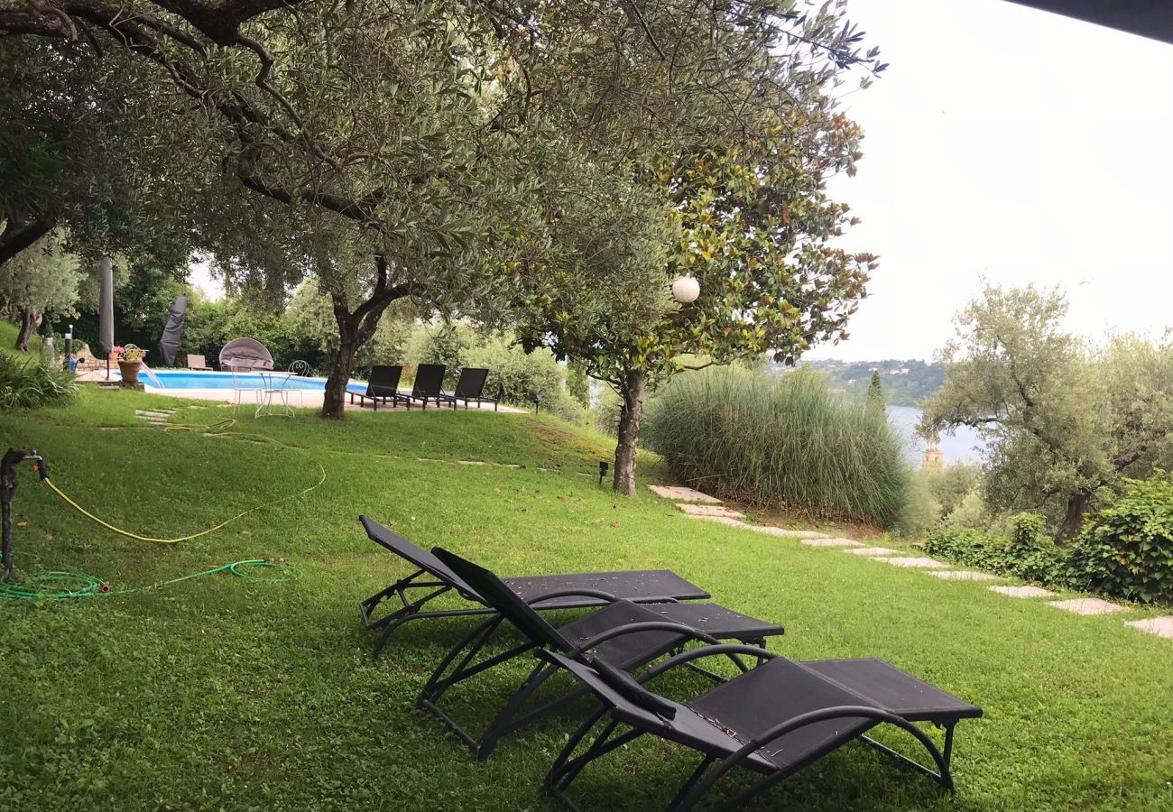 Villa a Salò - Villa Cuore con vista lago e piscina privata