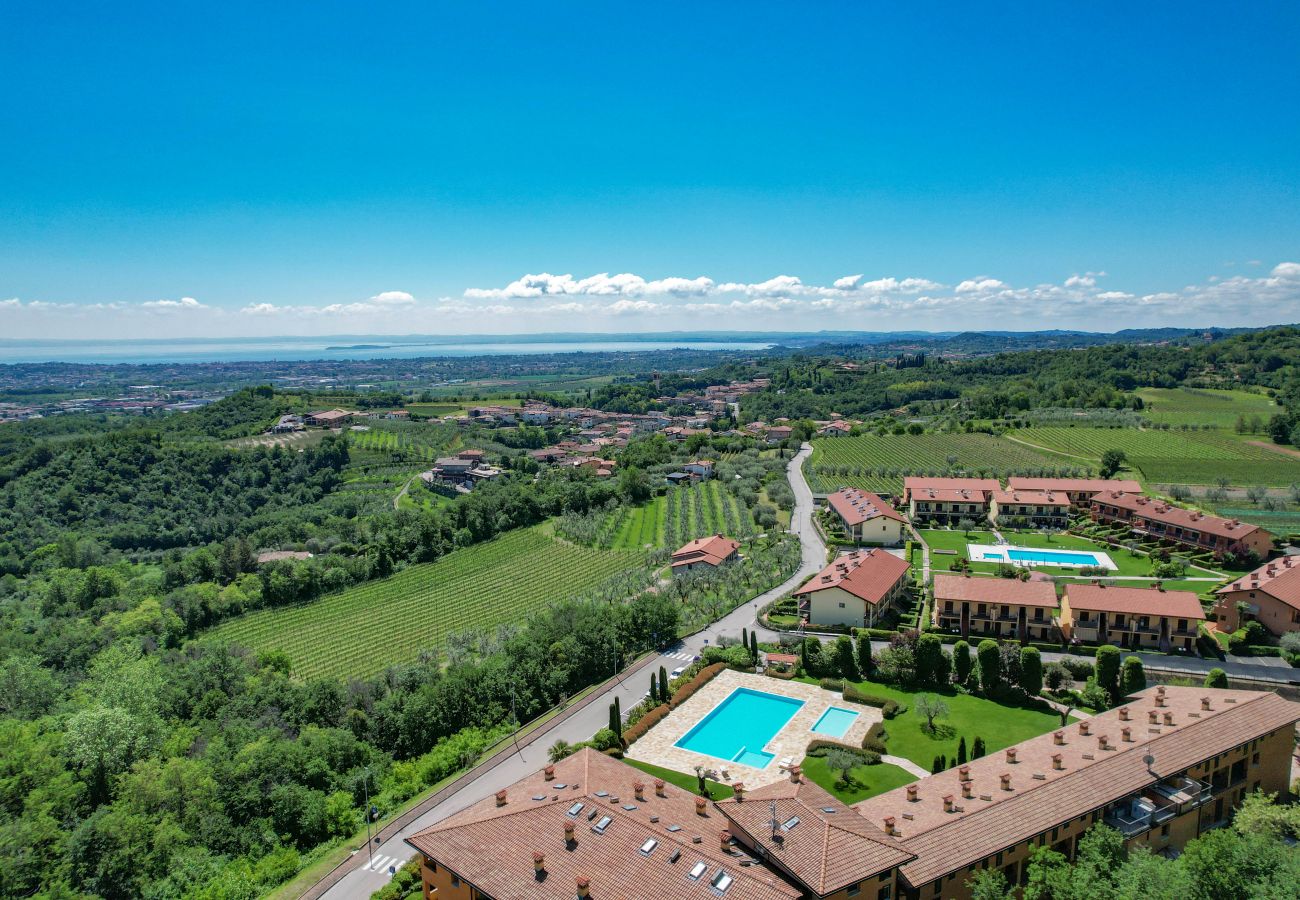 Appartamento a Puegnago sul Garda - Casa sulla collina con vista lago