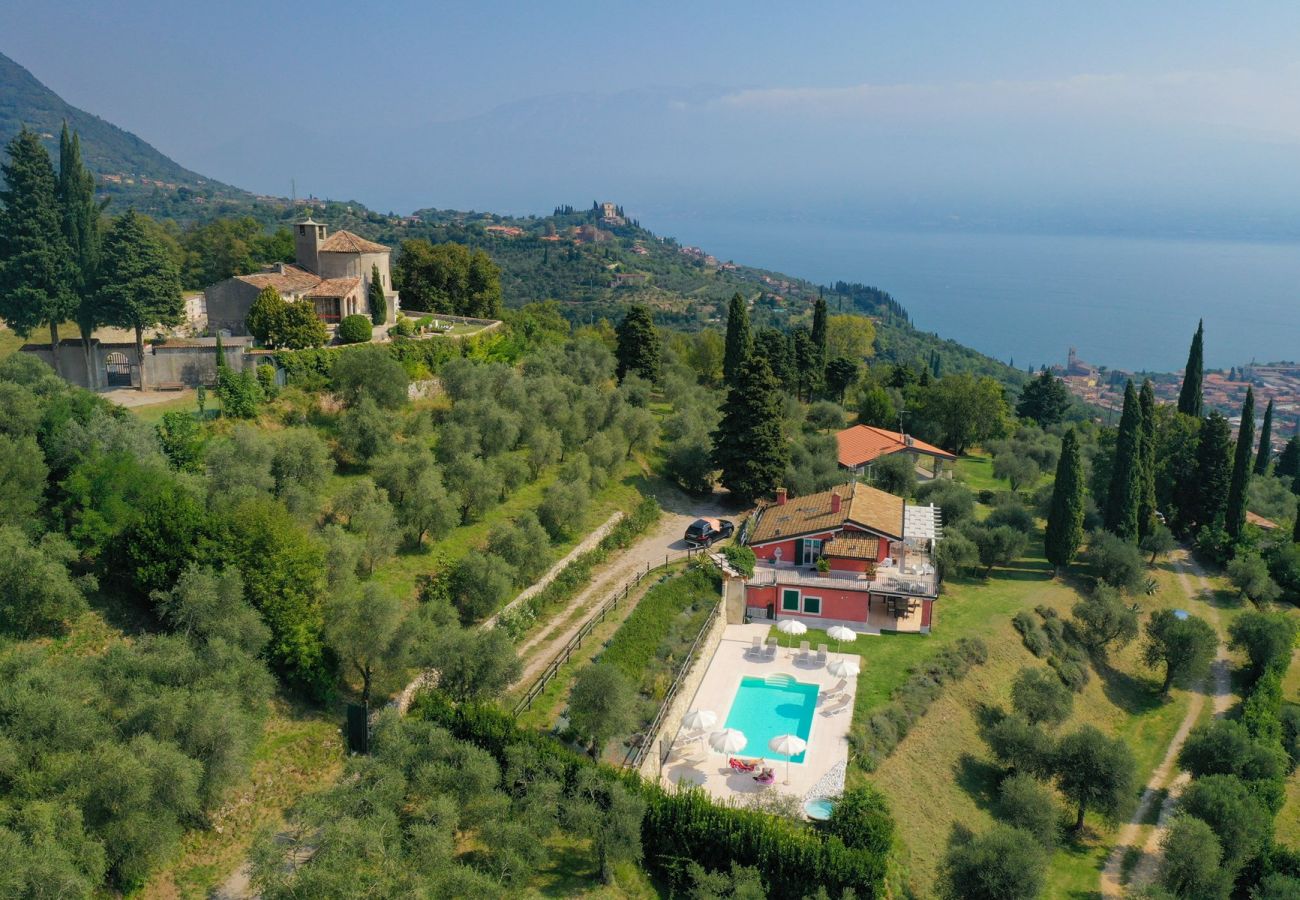 Ferienwohnung in Toscolano-Maderno - Cà Rossa - Orchidea mit wunderbarer Seeblick