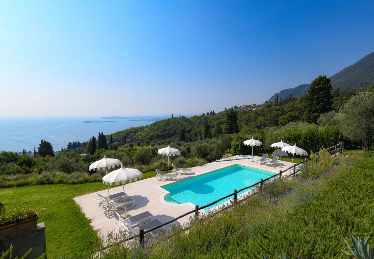 Ferienwohnung in Toscolano-Maderno - Cà Rossa - Orchidea mit wunderbarer Seeblick