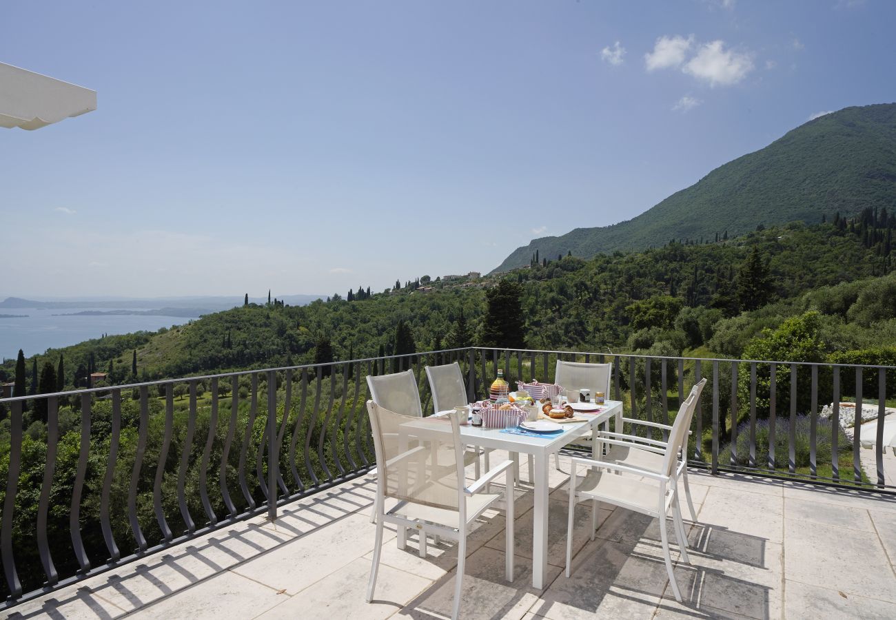 Ferienwohnung in Toscolano-Maderno - Cà Rossa - Orchidea mit wunderbarer Seeblick