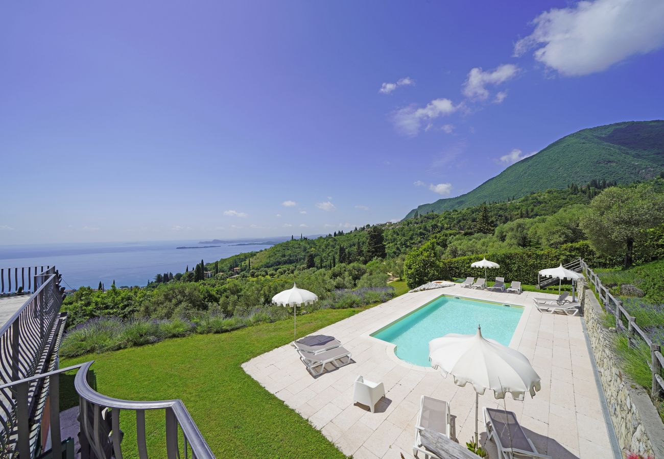 Ferienwohnung in Toscolano-Maderno - Cà Rossa - Orchidea mit wunderbarer Seeblick