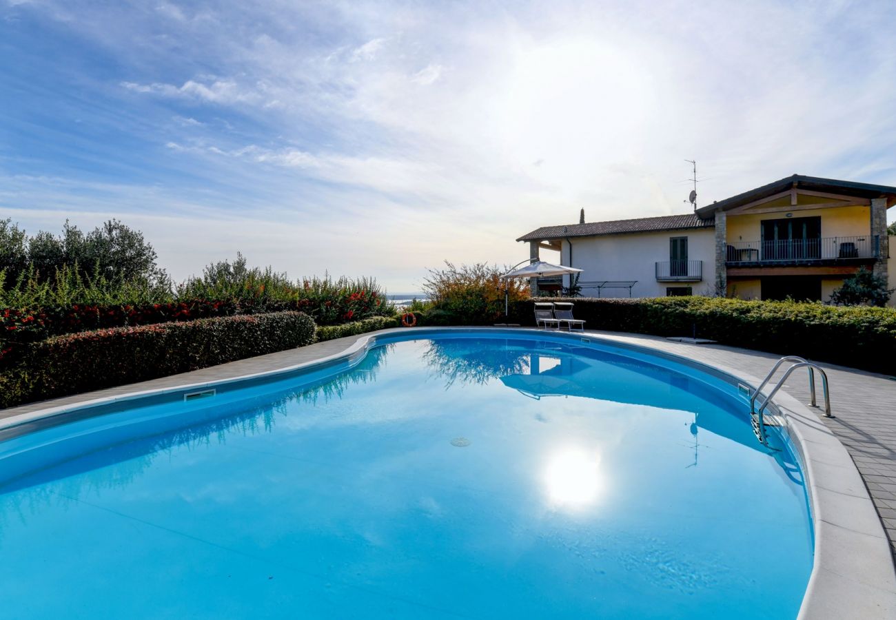 Ferienwohnung in Toscolano-Maderno - Happiness: mit Seeblick und Pool