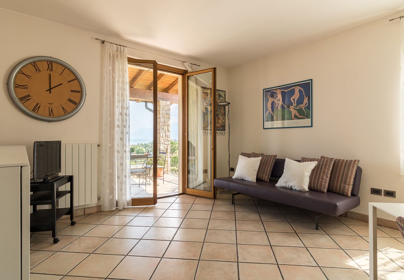 Ferienwohnung in Manerba del Garda - Lago Blu mit seeblick und Pool