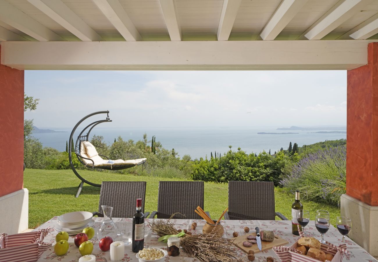 Apartment in Toscolano-Maderno - Cà Rossa -  Ibisco in the middle of the nature above Toscolano Maderno