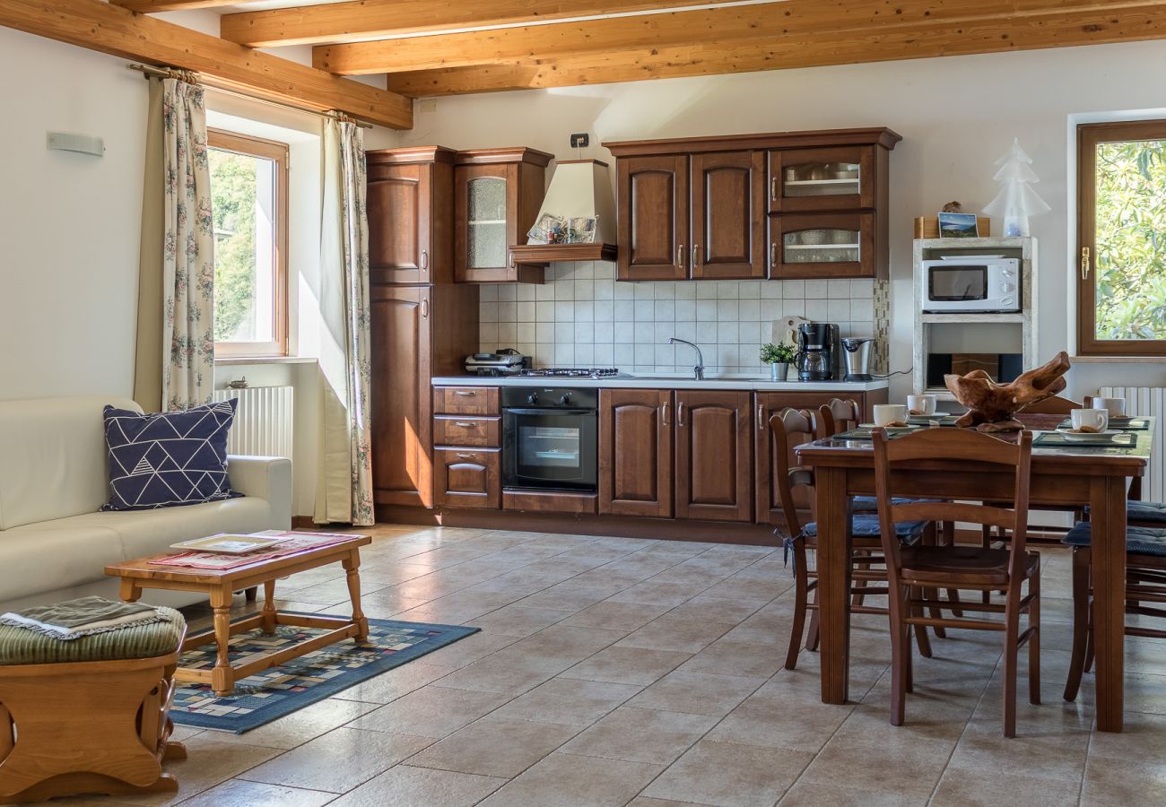 House in Tignale - Malga Mary: in the nature with pool only for you and the owner